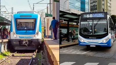 Trenes, colectivos, transporte público Trenes, colectivos, transporte público