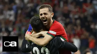 Portugal pasa a cuartos de final de la Euro tras vencer a Eslovenia en la tanda de penales Portugal pasa a cuartos de final de la Euro tras vencer a Eslovenia en la tanda de penales
