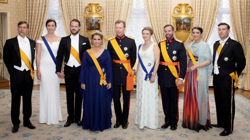 Los miembros de la gran familia ducal de Luxemburgo