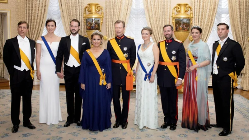 Los miembros de la gran familia ducal de Luxemburgo
