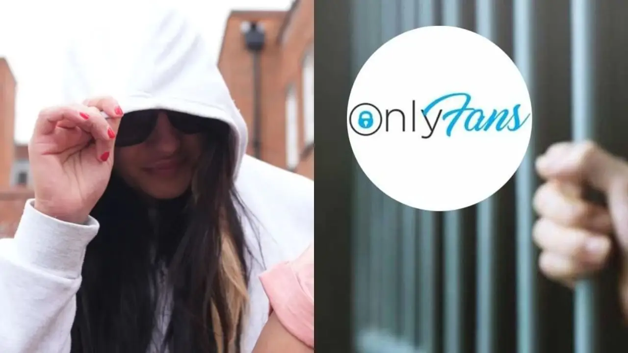 Linda de Sousa Abreu y el logo de OnlyFans