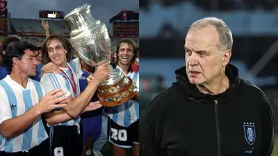 Marcelo Bielsa Fernando Gamboa Selección Argentina Marcelo Bielsa Fernando Gamboa Selección Argentina