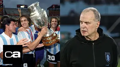 Marcelo Bielsa Fernando Gamboa Selección Argentina Marcelo Bielsa Fernando Gamboa Selección Argentina