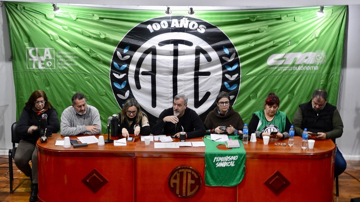 ATE anunció paro nacional para este jueves | El Destape