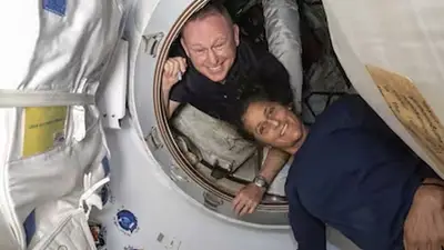 Suni Williams y Butch Wilmore Suni Williams y Butch Wilmore