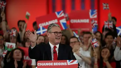 Los laboristas británicos barren en las elecciones y Keir Starmer promete cambio Los laboristas británicos barren en las elecciones y Keir Starmer promete cambio