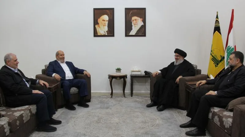 Hezbolá y Hamás debaten los últimos acontecimientos en el diálogo sobre el alto el fuego en Gaza