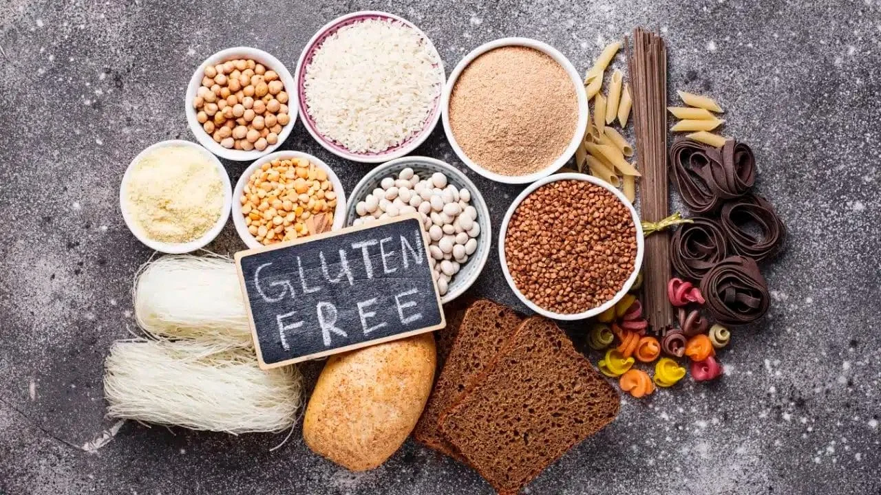 Alimentos sin gluten.
