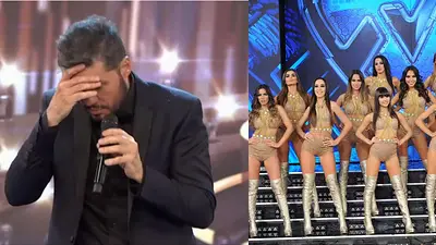 Marcelo Tinelli y las bailarinas de Showmatch Marcelo Tinelli y las bailarinas de Showmatch