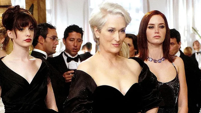 Anne Hathaway, Meryl Streep y Emily Blunt en El diablo viste a la moda