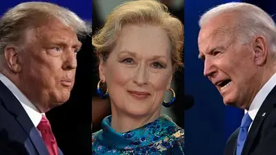 Meryl Streep. Joe Biden. Donald Trump. Meryl Streep. Joe Biden. Donald Trump.