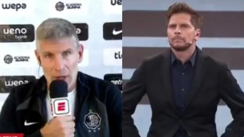 Martín Palermo Sebastián "Pollo" Vignolo ESPN F90 Olimpia de Paraguay