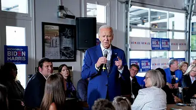 "No me voy a ninguna parte", dice Biden en medio de su campaña "No me voy a ninguna parte", dice Biden en medio de su campaña