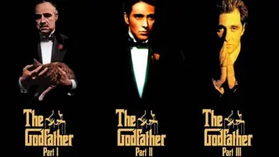 Afiches de las tres películas de El Padrino Afiches de las tres películas de El Padrino
