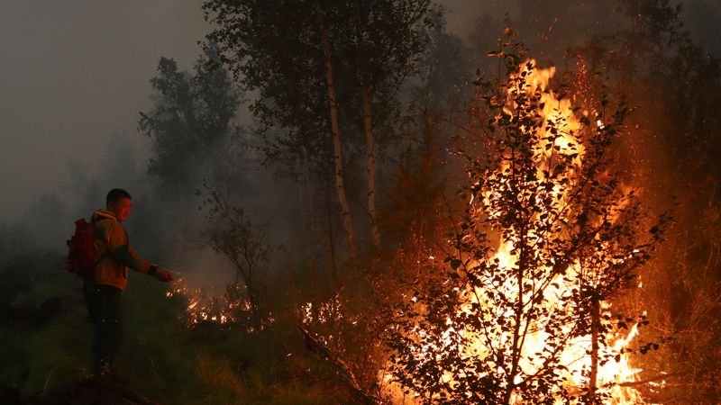 Rusia combate los incendios forestales en otro caluroso verano boreal