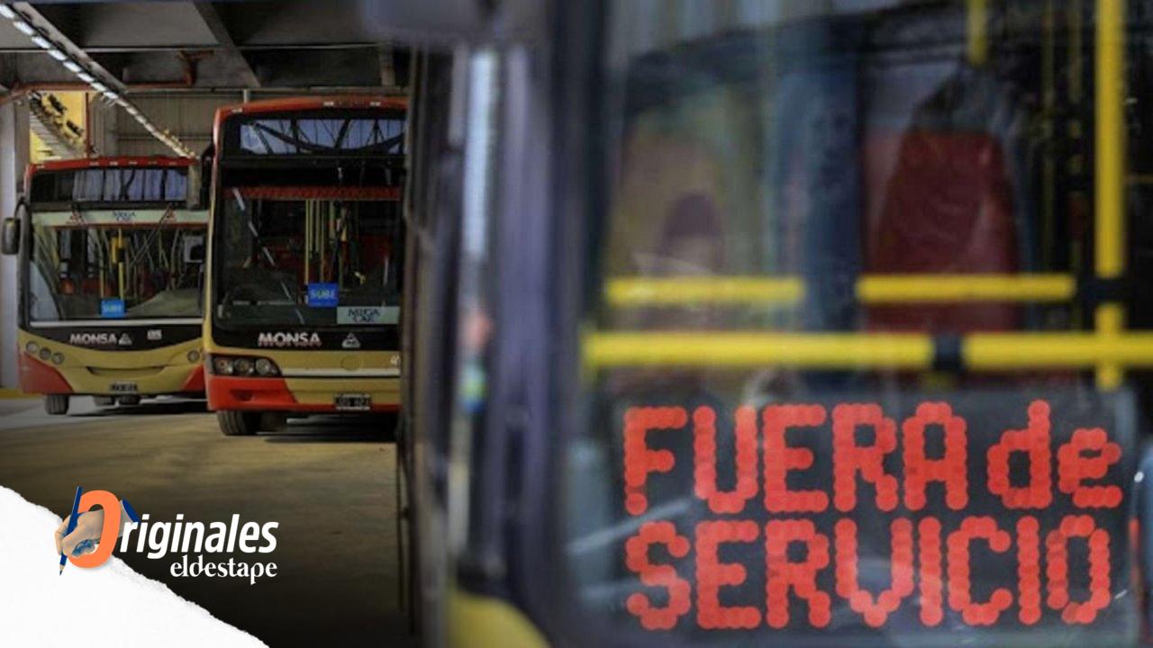 Paro de colectivos: las empresas adelantan un lock out por falta de subsidios