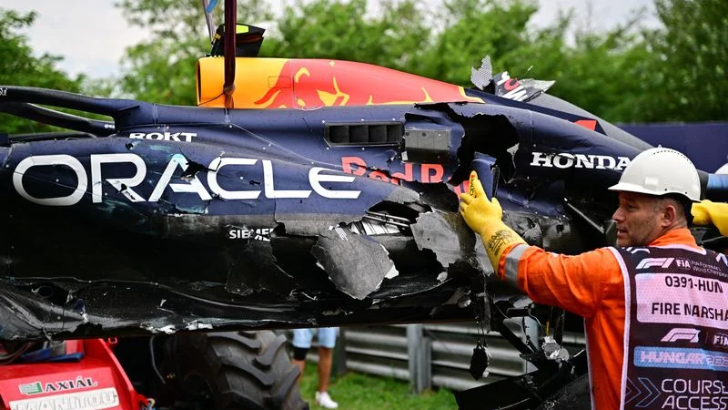 Checo Pérez vive otra pesadilla en las clasificatorias del GP de Hungría