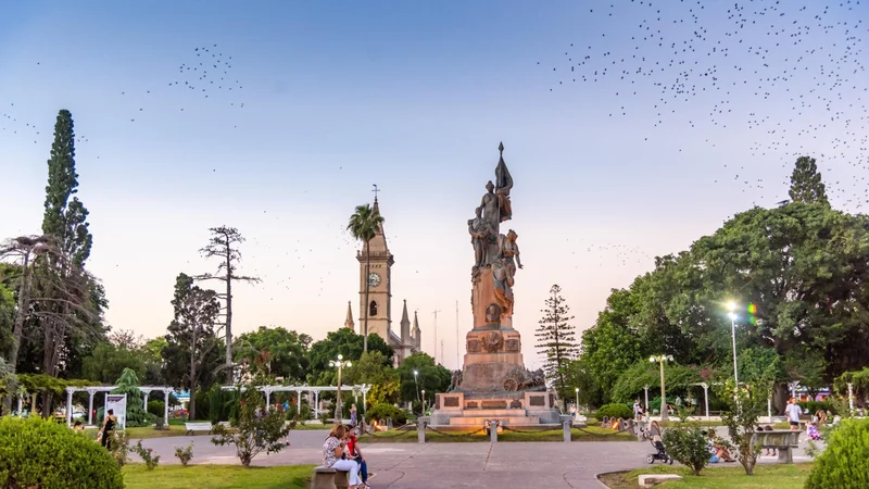 Plaza San Martin, Santa Fe.