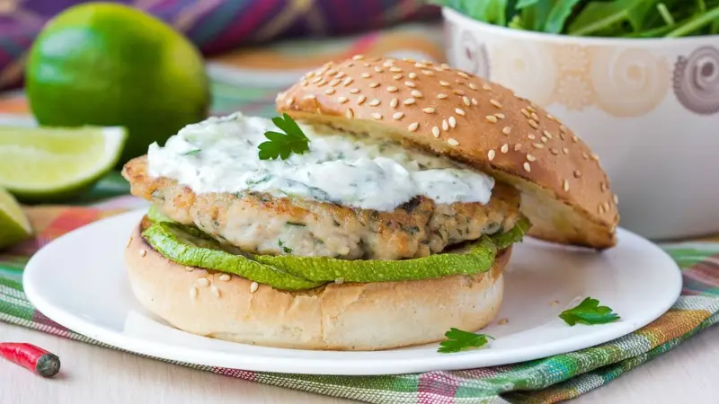 Hamburguesa griega 