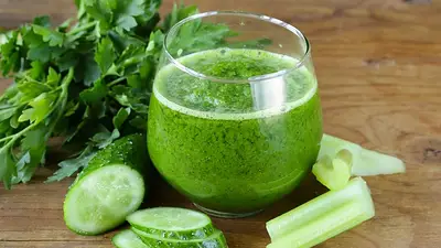 Jugo verde para bajar el azucar. Jugo verde para bajar el azucar.