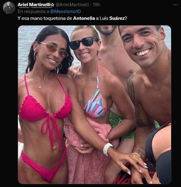 La foto de Antonela Roccuzzo y Luis Suárez que "enfureció" a Messi | El  Destape