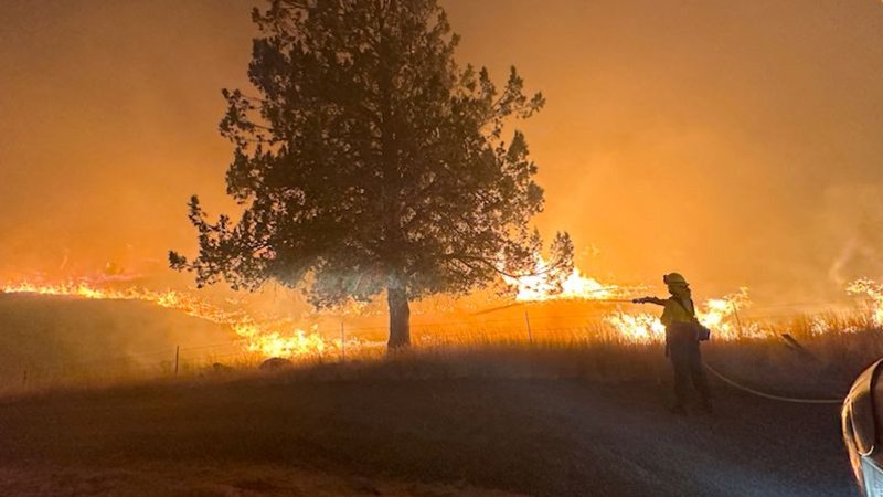 Ola de calor se instala en el oeste de EEUU y aumenta el riesgo de incendios forestales