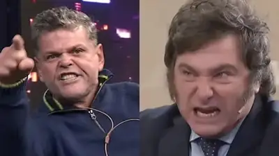 Alfredo Casero enojado con Javier Milei Alfredo Casero enojado con Javier Milei