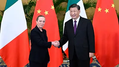 Meloni mira al este y viaja a China para ampliar el comercio y la inversión Meloni mira al este y viaja a China para ampliar el comercio y la inversión
