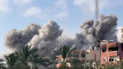 Las fuerzas israelíes avanzan en el sur de Gaza y los tanques continuan atacando en Ráfah Las fuerzas israelíes avanzan en el sur de Gaza y los tanques continuan atacando en Ráfah
