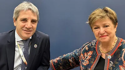 FMI: en medio de la tensión con Milei, Georgieva se mostró con Caputo y le dio "apoyo" FMI: en medio de la tensión con Milei, Georgieva se mostró con Caputo y le dio "apoyo"