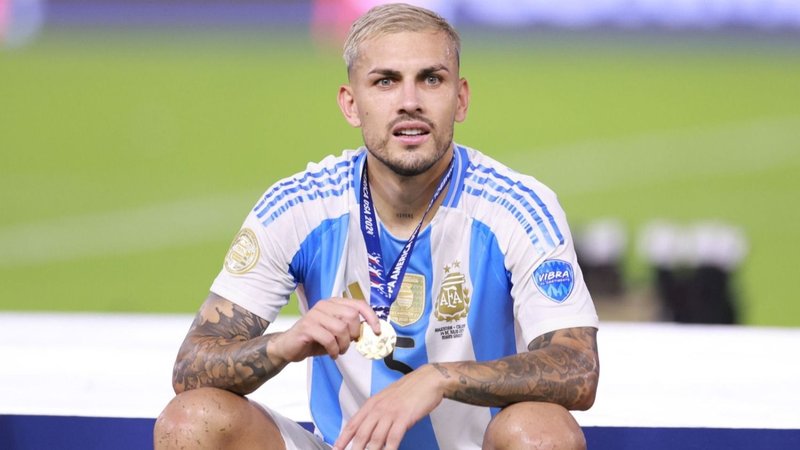 Selección Argentina, Matías Soulé, Leandro Paredes. 