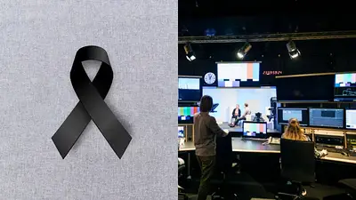 Televisión. Murió. Televisión. Murió.