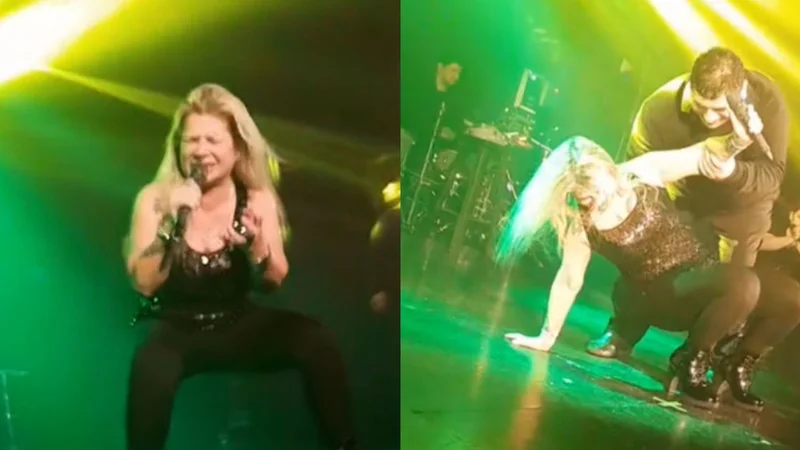 Qué pasó con Dalila en medio de su recital en el Teatro Colonial de Avellaneda. El video de Dalila en medio de su show que generó preocupación.