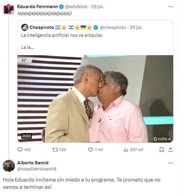 Eduardo Feinmann y Alberto Samid