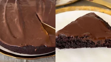 No inflama: receta sin gluten y sin azúcar de torta de chocolate con ganache, bien húmeda y dulce
