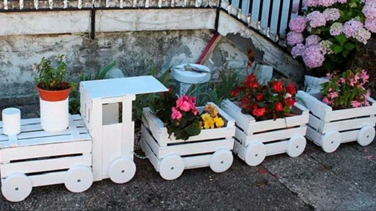 Reciclado de cajones de frutas y verduras