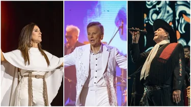 Furor en el folklore por Soledad Pastorutti, el Chaqueño Palavecino y Palito Ortega en un acto patrio