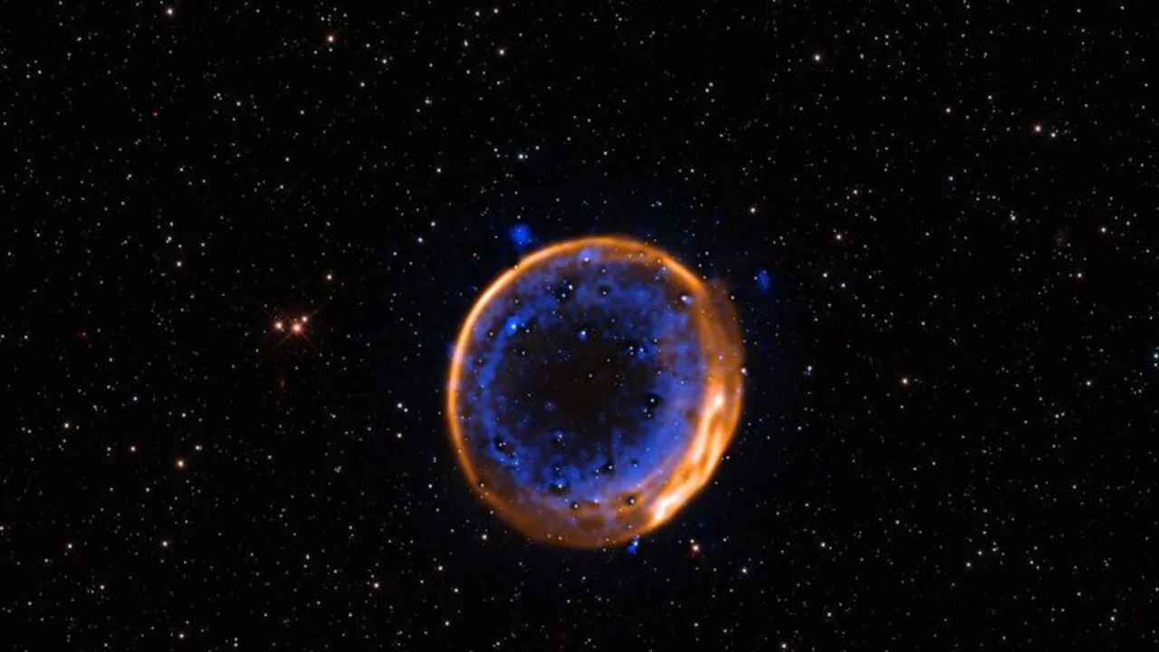 Astrónomos obtienen imágenes de las secuelas de la doble detonación de una estrella