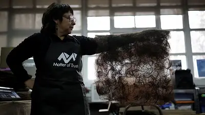 Tapetes de pelo ayudan a evitar impacto de sequía en huertos en Chile Tapetes de pelo ayudan a evitar impacto de sequía en huertos en Chile