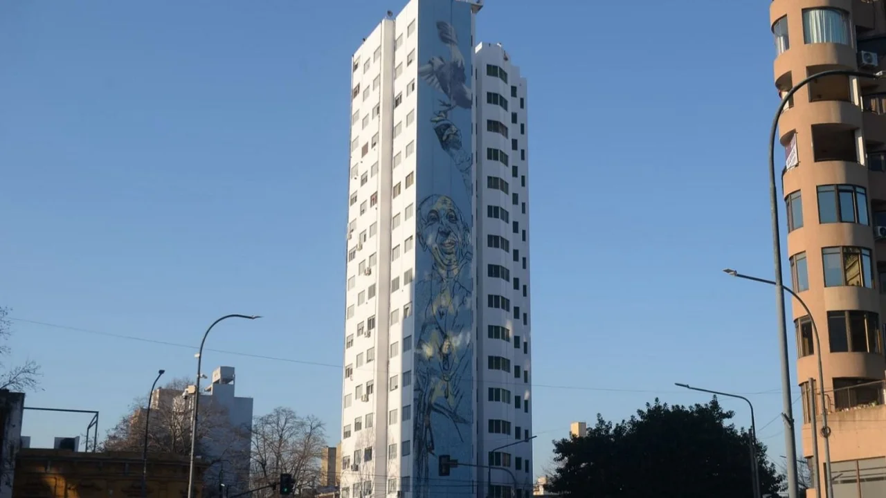 La Plata tendrá el mural más grande del mundo dedicado al Papa Francisco