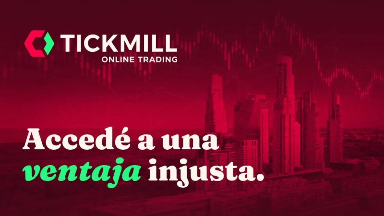 Skyline de Buenos Aires con la campaña de Tickmill.