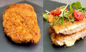 Receta sin gluten de milanesas de pollo rellenas | Recetas de cocina