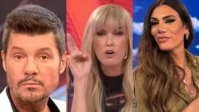 Marcelo Tinelli. Viviana Canosa. Flor de la V Marcelo Tinelli. Viviana Canosa. Flor de la V