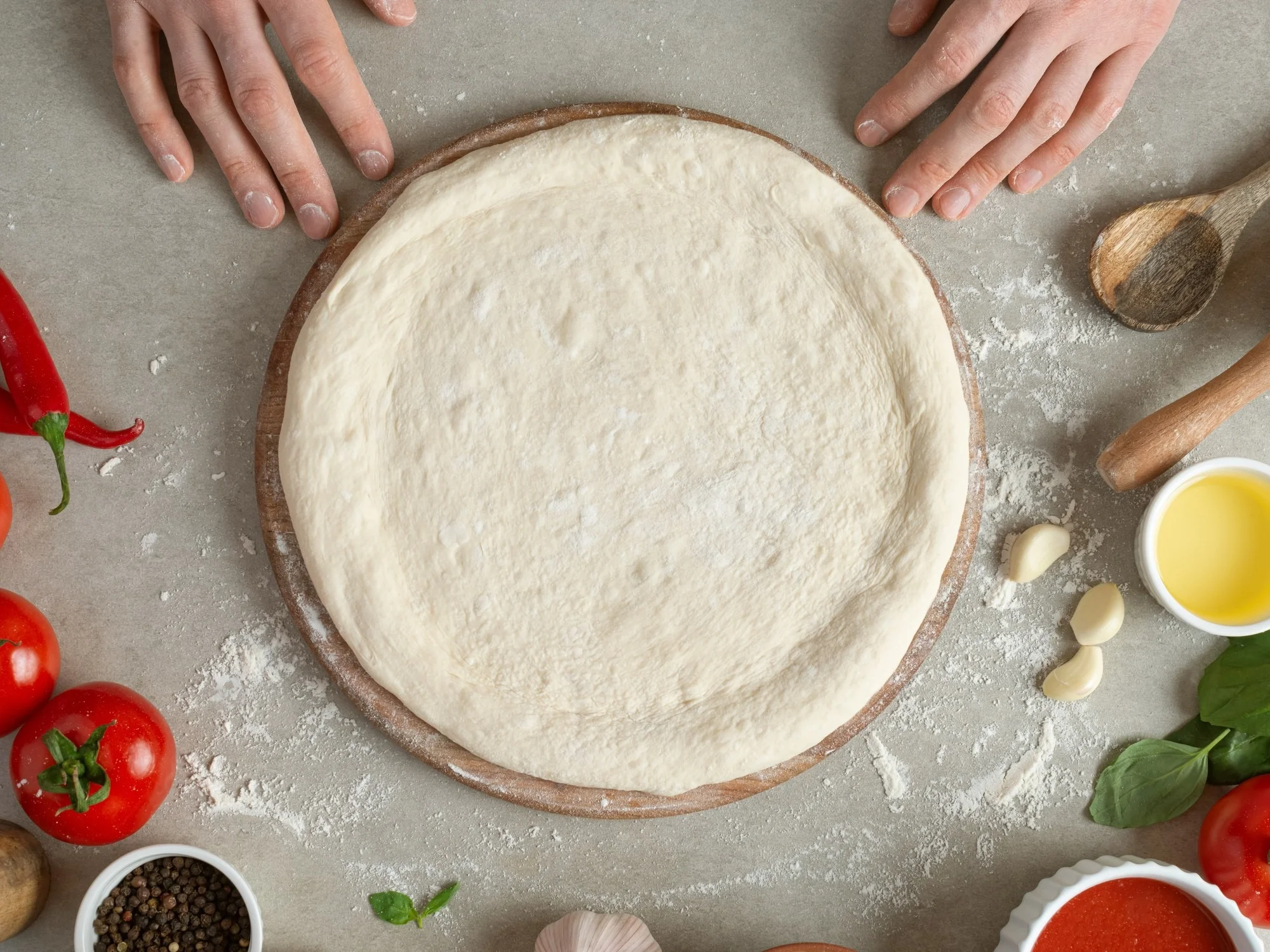 masa, pizza, harina, recetas de cocina