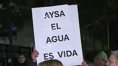 aysa protesta aysa protesta
