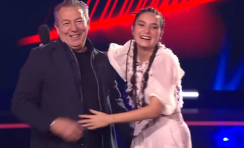 La Voz Argentina 2025: la emoción del Chino Tapia por ver cantar a su hija | Video