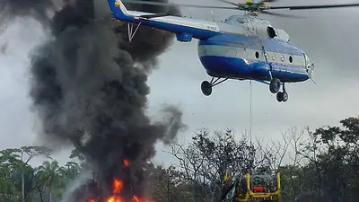 Suspenden bombeo de crudo por oleoducto colombiano Bicentenario debido a ataque explosivo Suspenden bombeo de crudo por oleoducto colombiano Bicentenario debido a ataque explosivo