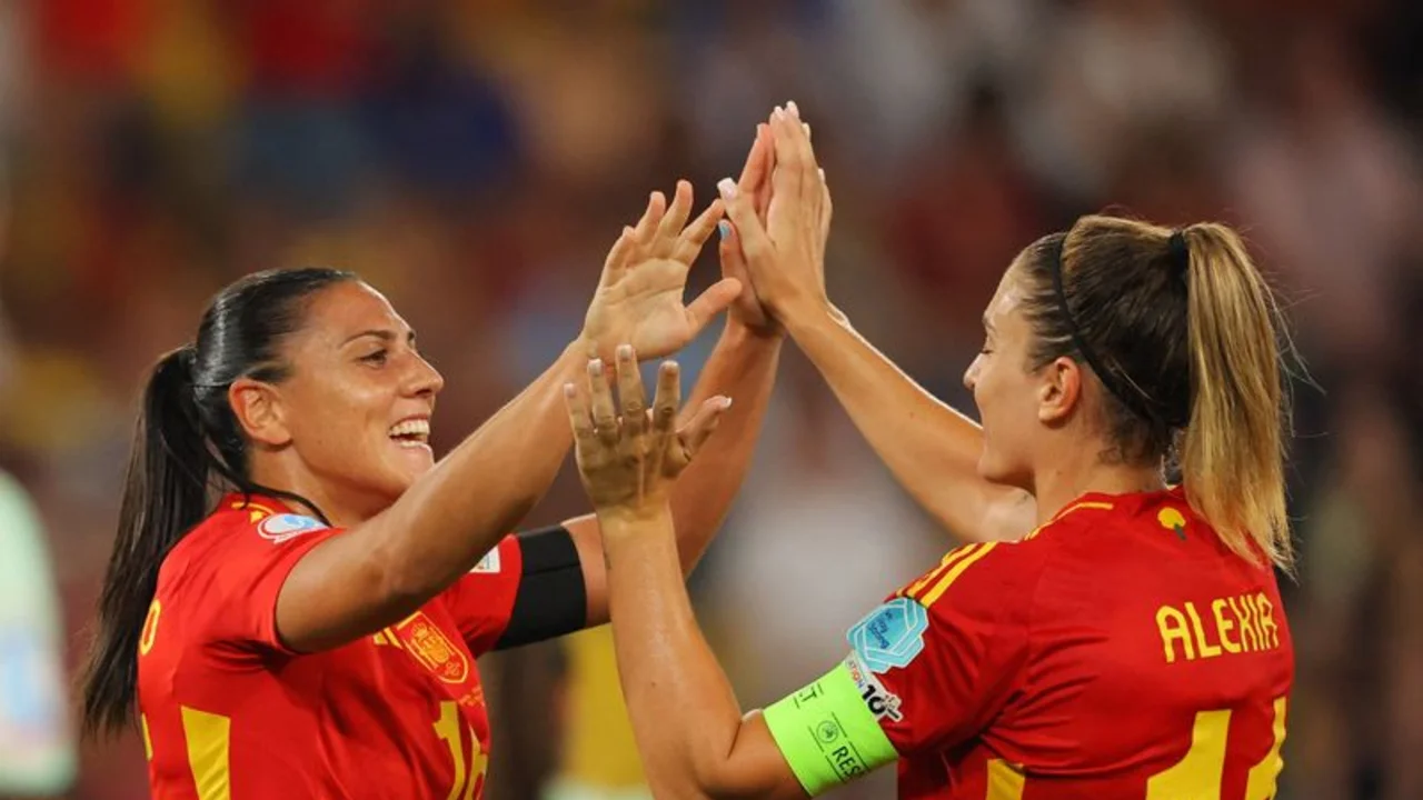 España golea 5-0 a una Portugal de luto en la Eurocopa femenina