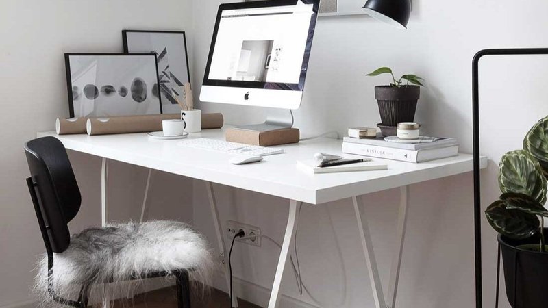 escritorio, pc, computadora, columna, salud