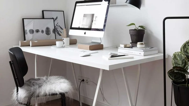 escritorio, pc, computadora, columna, salud